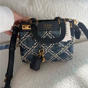 GUESS Black and Blue Women's Bag